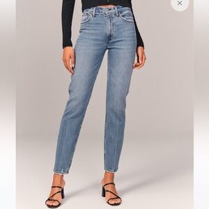 High rise mom jeans